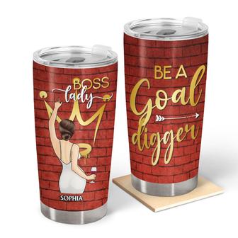 Boss Lady Be A Goal Digger Custom Tumbler - Gift for Women - Thegiftio UK