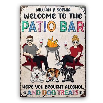 Hope You Brought Alcohol Personalized Metal Sign - Dog Gift - Thegiftio UK