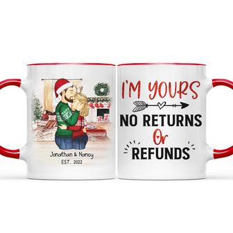 No Returns Refunds Personalized Accent Mug - Christmas Gift - Thegiftio UK