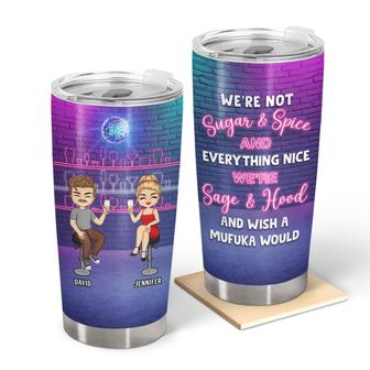 Best Friends We’re Not Sugar & Spice Custom Tumbler - Gift - Thegiftio UK