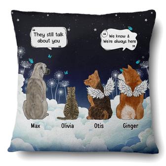 We Still Talk About You Personalized Pillow - Memorial Gift - Thegiftio UK