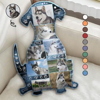 Custom Photo Dog Shape Personalized Pillow - Thegiftio UK
