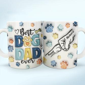 Dog Human Fist Bump Personalized Mug - Gift for Dog Dad - Thegiftio UK