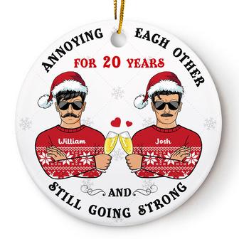 Annoying Each Other Pride Personalized Ornament - Thegiftio UK