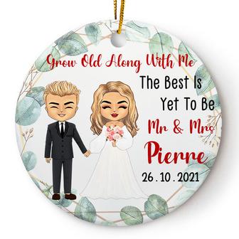 The Best Is Yet To Be Personalized Ornament - Couple Gift - Thegiftio UK