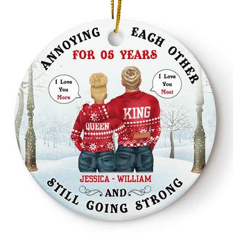Annoying Each Other Personalized Ornament - Gift for Couples - Thegiftio UK