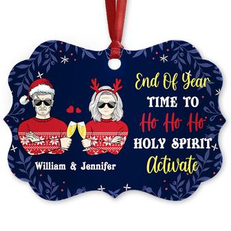 Holy Spirit Activate Custom Ornament - Gift for Couples - Thegiftio UK