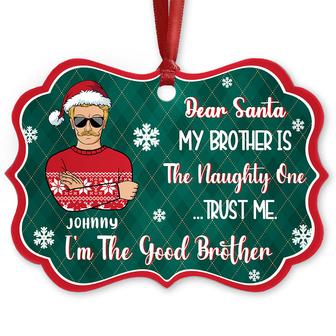 The Naughty One Personalized Ornament - Christmas Gift - Thegiftio UK