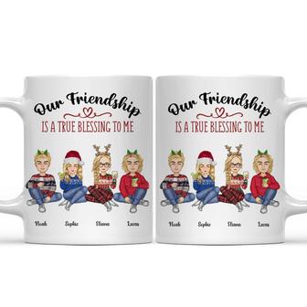 Our Friendship Is A True Blessing Custom Mug - Gift - Thegiftio UK