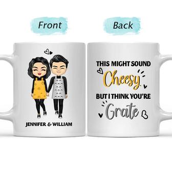 I Think You Are Grate Custom Mug - Gift for Couples - Thegiftio UK