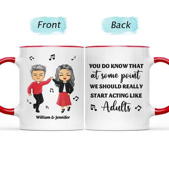 Acting Like Adults Personalized Mug - Gift for Couples - Thegiftio UK