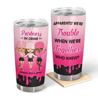 Partners In Crime Personalized Tumbler - Gift for Besties - Thegiftio UK