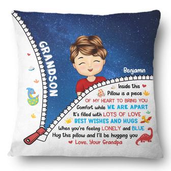 Hug This Pillow And I'll Be Hugging You Personalized Pillow - Thegiftio UK
