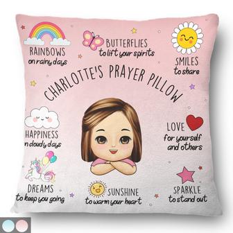 Prayer For Kid Personalized Pillow - Gift for Granddaughter - Thegiftio UK