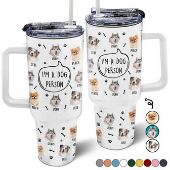 I'm A Dog Person Personalized Tumbler - Gift for Dog Mom - Thegiftio UK