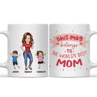 This Mug Belongs To Personalized Mug - Gift for Mom - Thegiftio UK