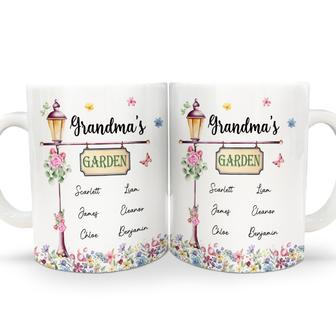 Mom's Grandma's Garden Personalized Mug - Gift for Mother - Thegiftio UK