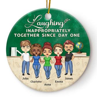 Laughing Inappropriately Personalized Ornament - Bestie Gift - Thegiftio UK