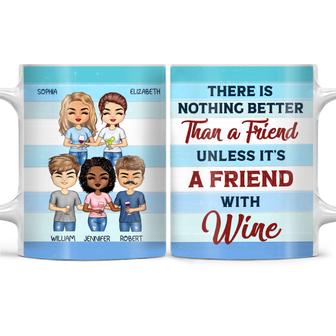 There Is Nothing Better Friends Blue Custom Mug - BFF Gift - Thegiftio UK