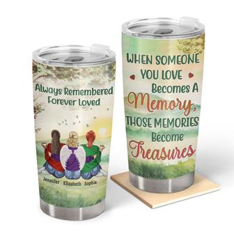 Memories Become Treasures Custom Tumbler - Memorial Gift - Thegiftio UK
