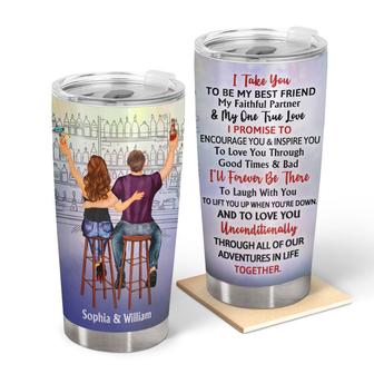 I Take You To Be My Best Friend Custom Tumbler - Gift - Thegiftio UK