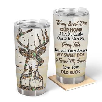 Our Home Ain't No Castle Custom Tumbler - Gift for Couples - Thegiftio UK