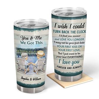 You And Me We Got This Custom Tumbler - Gift for Old Couples - Thegiftio UK