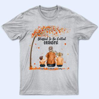 Blessed To Be Called Grandma Custom T-Shirt - Grandma Gift - Thegiftio UK