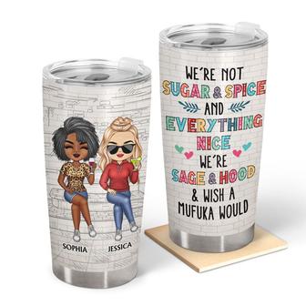 We're Not Sugar And Spice Personalized Tumbler - Bestie Gift - Thegiftio UK