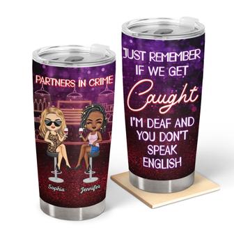 Partners In Crime Custom Tumbler - Gift for Best Friends - Thegiftio UK