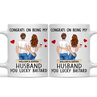 Congrats On Being My Husband Personalized Mug - Gift for Him - Thegiftio UK