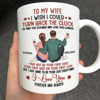 I Wish I Could Turn Back The Clock Custom Mug - Thegiftio UK
