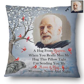 A Hug From Heaven Personalized Pillow - Memorial Gift - Thegiftio UK