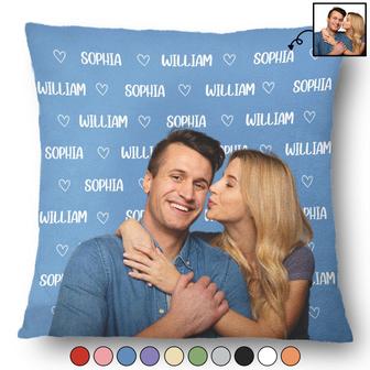 Custom Photo Couple Personalized Pillow - Gift for Couples - Thegiftio UK