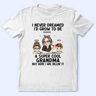 A Super Cool Grandma Personalized T-Shirt - Gift for Grandma - Thegiftio UK