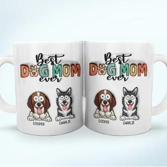 Best Dog Mom Dog Dad Ever Funny Custom Mug - Dog Lovers Gift - Thegiftio UK