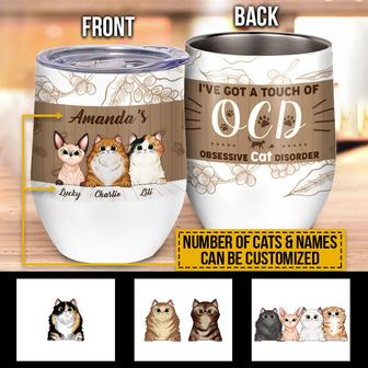 Obsessive Cat Disorder Custom Tumbler - Gift for Cat Lovers - Thegiftio UK