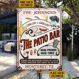 Listen To The Good Music Chillin Custom Metal Sign - Thegiftio UK