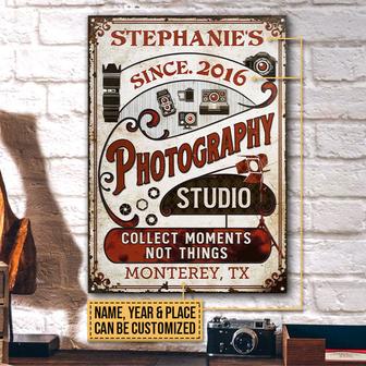 Collect Moments Not Things Custom Metal Sign - Thegiftio UK