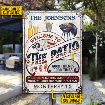Listen To The Good Music Custom Metal Sign - Gift for BBQ - Thegiftio UK
