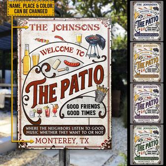 Listen To The Good Music Personalized Metal Sign - BBQ Gift - Thegiftio UK