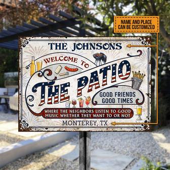 Listen To The Good Music Custom Metal Sign - Gift for BBQ - Thegiftio UK