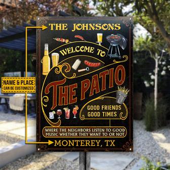 Listen To The Good Music Custom Metal Sign - Gift for BBQ - Thegiftio UK