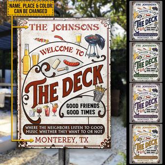 Listen To The Good Music Custom Metal Sign - Gift for BBQ - Thegiftio UK