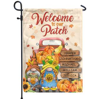 Welcome To Our Patch Personalized Flag - Family Gift - Thegiftio UK