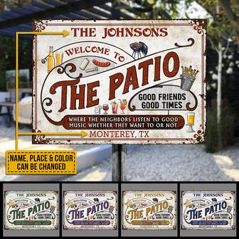 Listen To The Good Music Custom Metal Sign - Gift for BBQ - Thegiftio UK