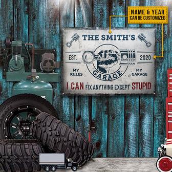 I Can Fix Anything Except Stupid Custom Metal Sign - Gift - Thegiftio UK