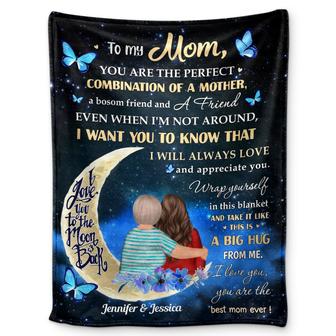 You Are The Best Mom Ever - Gift For Mother - Personalized Fleece Blanket - Thegiftio UK