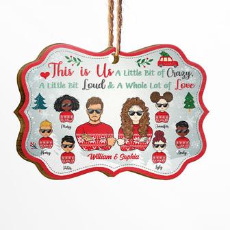 Family This Is Us A Little Bit Of Crazy Personalized - Thegiftio UK