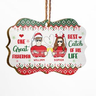 Best Catch Personalized Ornament - Gift for Fishing Couples - Thegiftio UK